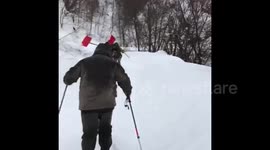 Evacuation by helicopter 