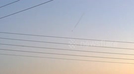 A USAF A10 make strafing run on ISIS