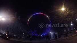 London Eye Is Lit Up With the Colours Of Cadburys Cream Egg