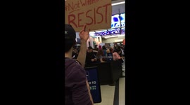 O'Hare Protest Muslim Ban 20170128