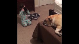 Erin and Harvey - Erin takes pictures of Harvey