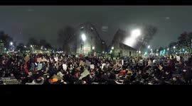 360 Filming Of The Anti Trump Protest