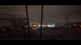 Moncton Ice Storm, Fallen Trees Cause Arcing