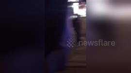 Newsflare Edit - One arrested during 'No Wall, No Ban' protest in Texas