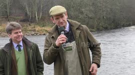 Entertainer Alexander Armstrong leads the 2017 River Dee Opening Ceremony in Scotland