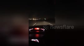 Newsflare Edit - Meteorite falling through the sky